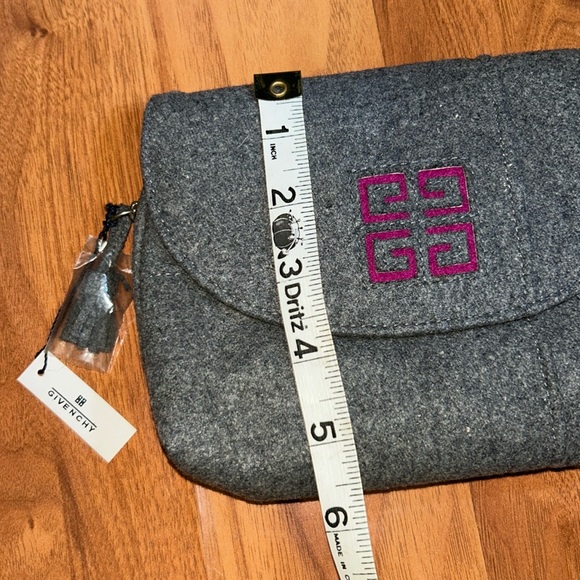NWT Authentic Givenchy Clutch Pouch with Logo Flap - Picture 5 of 11